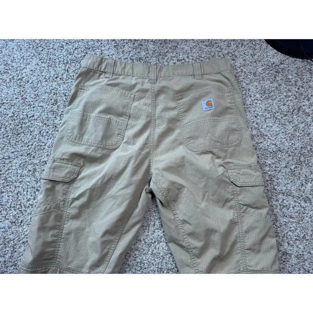 Carhartt Force Men's Jeans/Pants, Relaxed fit size 36X32, Tan work/Cargo pants